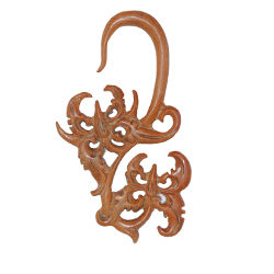 Ear Gauge Stretcher Wooden Mariposa Design Handmade Natural Expander PWEX07