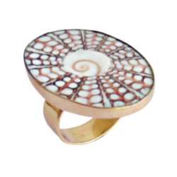 Exotic Shiva Eye Ring Brass Handmade Natural Jewelry RBRS24