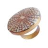Tribal Brass Shell Ring Handmade Natural Jewelry RBRS23