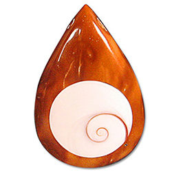 Coconut Shiva Eye Pendant Sea Shell Organic Handmade Jewelry PDCS01