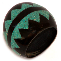 Unique Horn Turquoise Ring Handmade Natural Design RHTT01