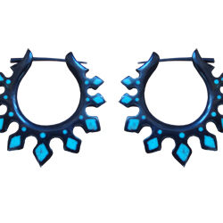 Tribal Carved Horn Earring Sunshine Handmade Turquoise Design ERUQ75