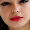 Tribal Hippy Brass Septum Nose Ring Piercing NSBE07