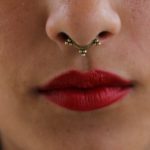 Handmade Unique Brass Septum Tribal Natural Jewelry NSEB05