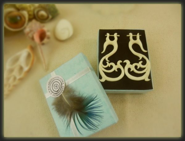 Tribal Bone Earrings Nagashree Design Handmade Natural Jewelry ERUQ71