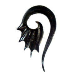 Horn Ear Gauge Buffalo Flame Design Handmade Expander PEX023