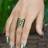Butterfly Ring Golden Brass Color RGB07