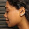 Ear Crawler Spirals Metal Stud Ear Climber for Women ECL08