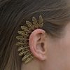 Feather Ear Cuff Boho Chic lady Clip on Earring Wrap Women Fashion ECF03