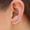 Stars Ear Crawler Unique Stud Earrings for Women ECL16