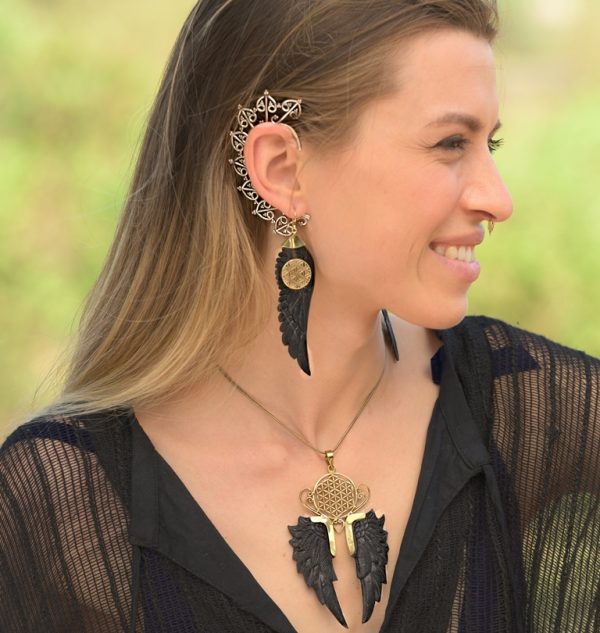 Boho Unique Ear Cuff Clip-On Silver Earring Tribal Fashion Jewelry