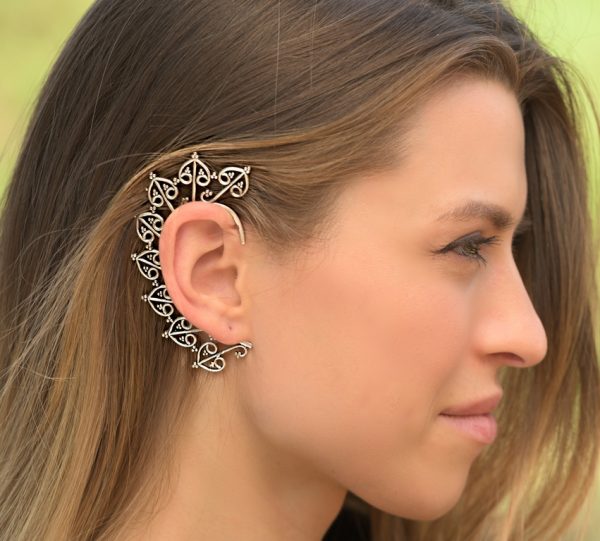 Boho Unique Ear Cuff ClipOn Silver Earring Tribal Fashion Jewelry