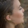 Boho Ear Cuff Golden Lady Clip On Earring Wrap Chic Fashion Women ECF13