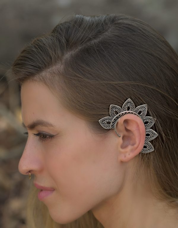 Dragon Sterling Silver Ear Cuff Earring – GTHIC