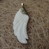Small Angel Wing Pendant Hand Carved Bone Jewelry PNCW19