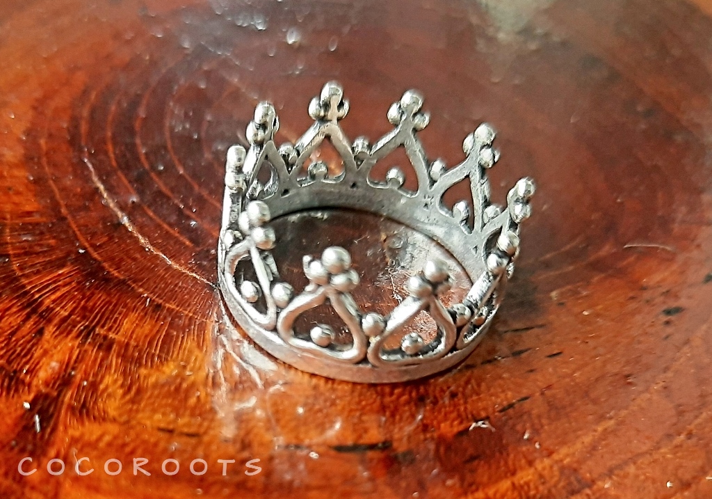 Silver Crown Ring♕