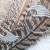 Silver Spiral Earrings Angel Wings Unique Boho Ornament ERHZ14