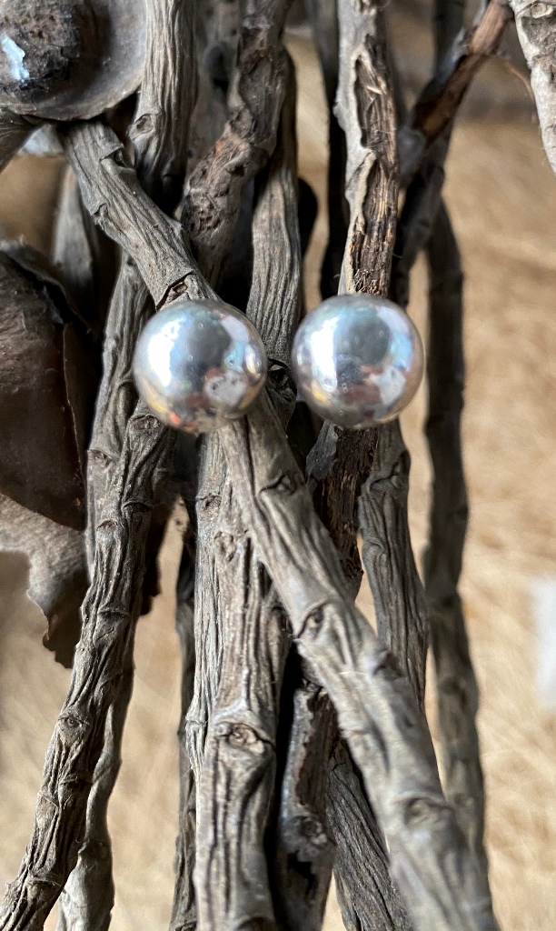 Unique Statement Rings Silver Metal Balls - Image 8