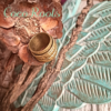 Unique gold brass fidget ring, a bold unisex statement ring by CocoRoots