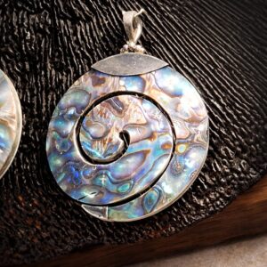 Abalone Spiral Pandent