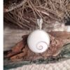Shiva Eye shell pendant in 92.5 sterling silver, 3.5 x 2 cm, PABSL04 by CocoRoots